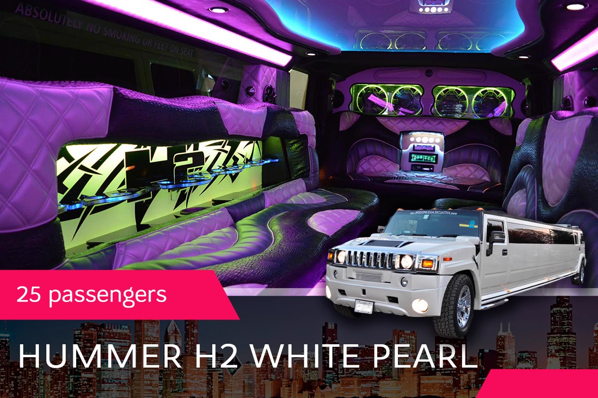 Hummer H2 White Pearl gallery 5