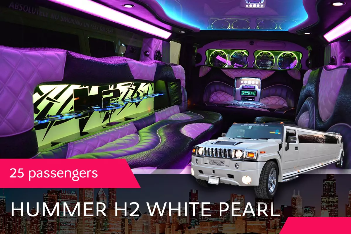Hummer H2 White Pearl gallery 9